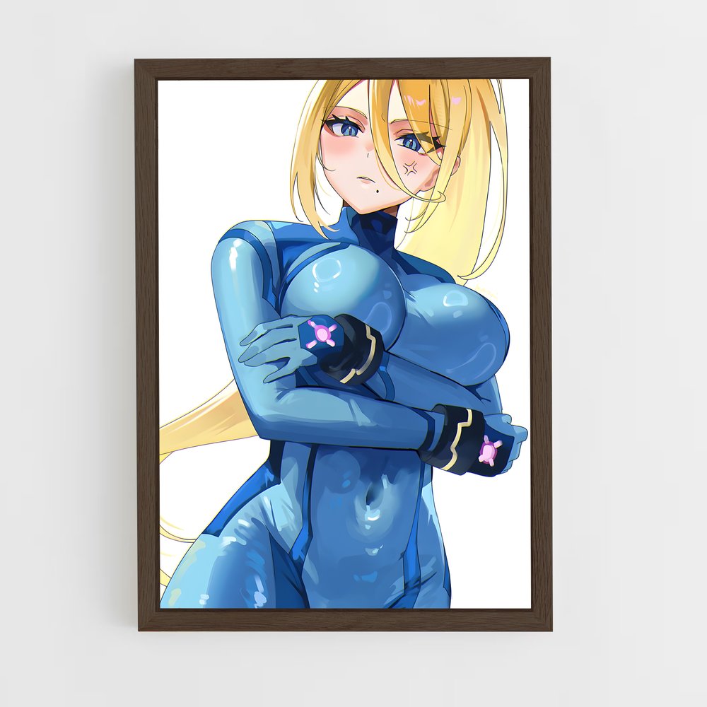Poster Samus en Action – affiche Metroid (vue 5)